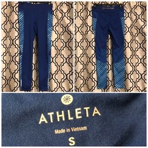 Athleta full length leggings, size small